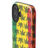 Marijuana Rasta Pattern iPhone 16 Plus Impact Case